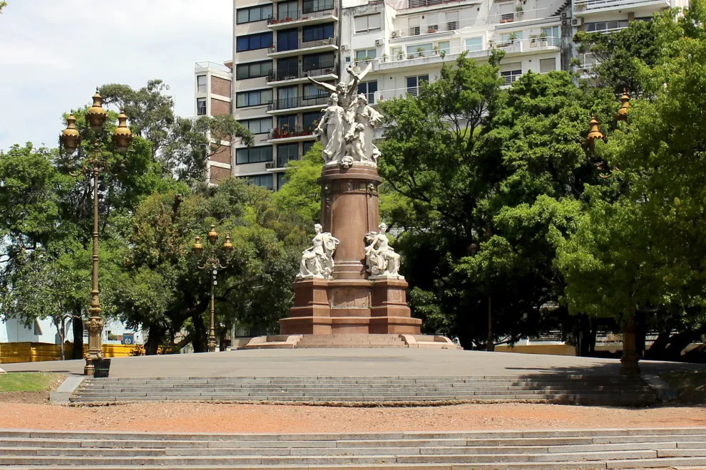 Plaza Francia, en Buenos Aires.