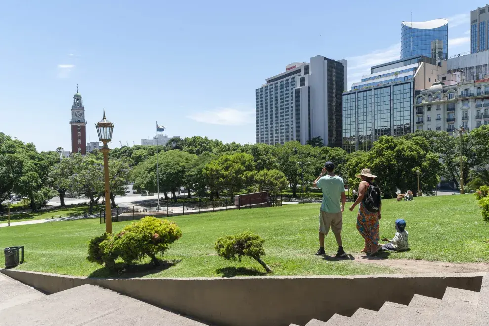 Plaza San Martín, en Buenos Aires.