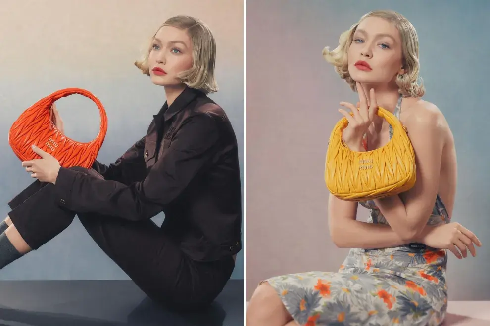 Las fotos de Gigi Hadid para la campaña de Miu Miu.