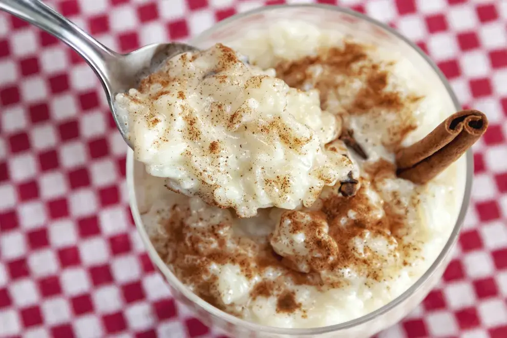 Arroz con leche: una versión sin azúcar.