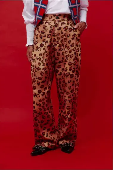 Pantalón leopard print, Estudio MN $98.000