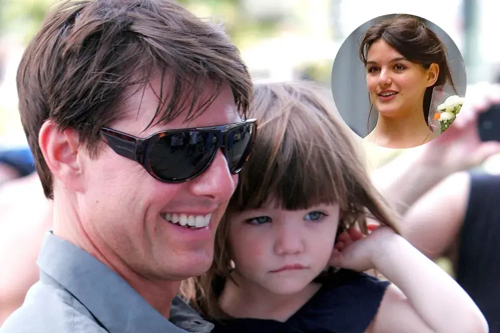 Tom Cruise con su hija Suri.