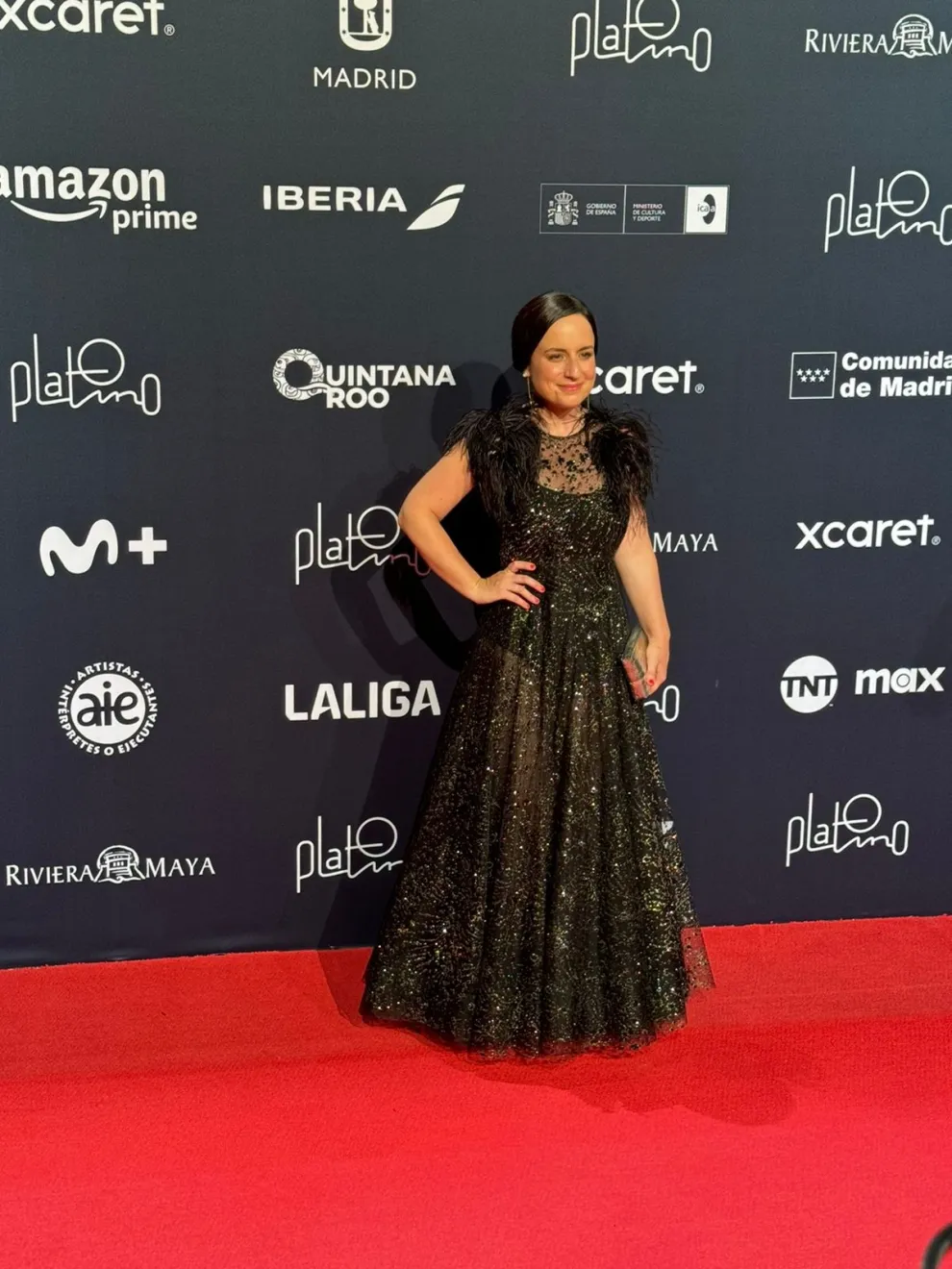 Maite Alberdi, directora de la nominada al Oscar La memoria infinita, en los Premios Platino 2024.