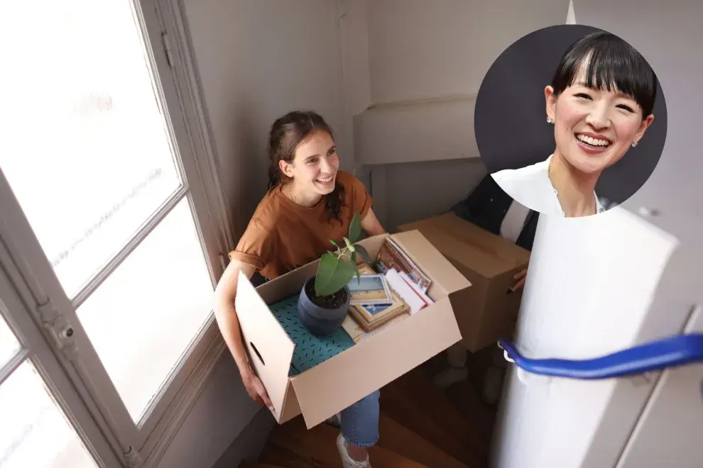 Mudanza: cómo hacerlo con el Método Marie Kondo para reducir el estrés.