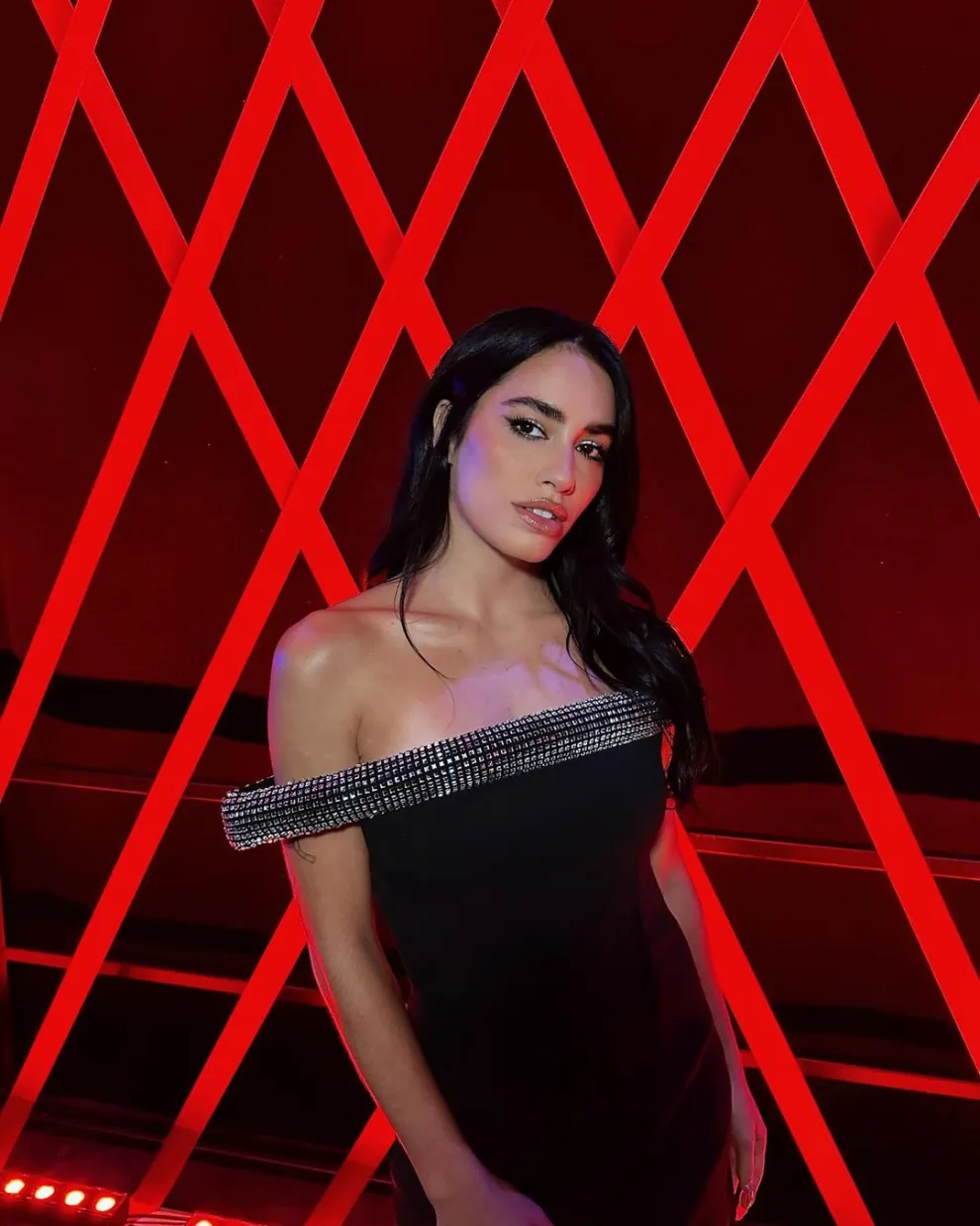 Lali Espósito en el primer programa de Factor X, en España.