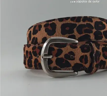 Cinturón leopard print, Raiz Rangel $26.990