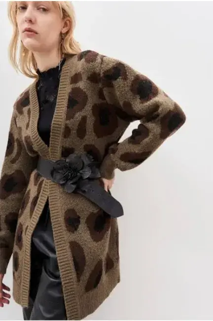 Cárdigan leopard print, Rapsodia $140.000