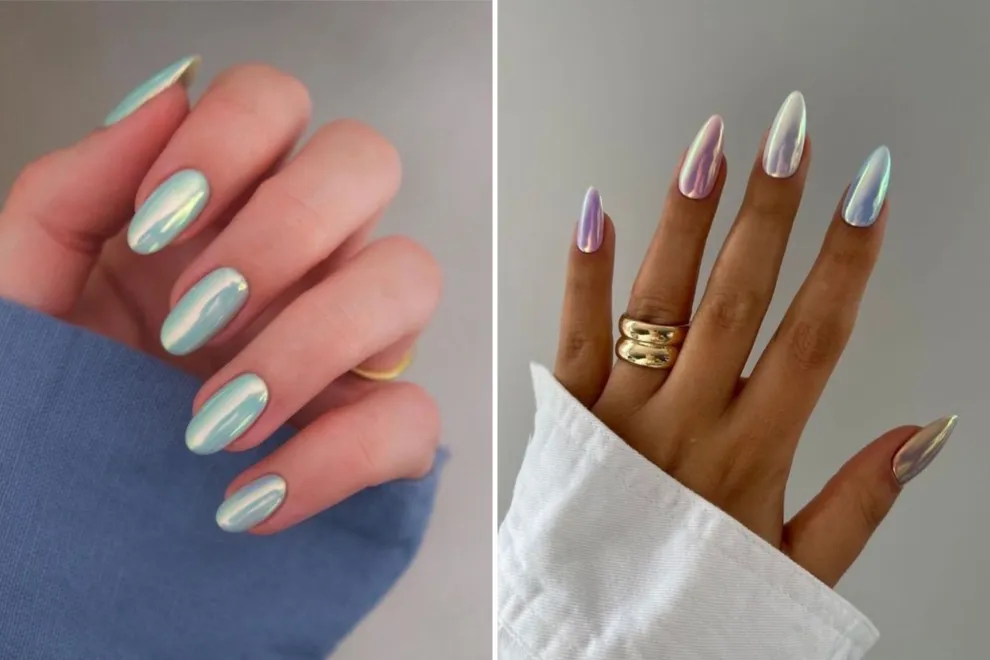 9 diseños de nail art para sumarte a la tendencia de los brillos.