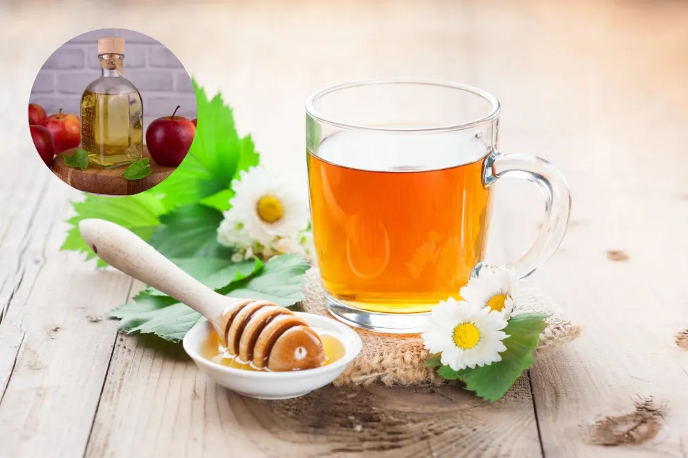 El té de miel y vinagre de manzana puede ayudarte a lidiar contra el insomnio.