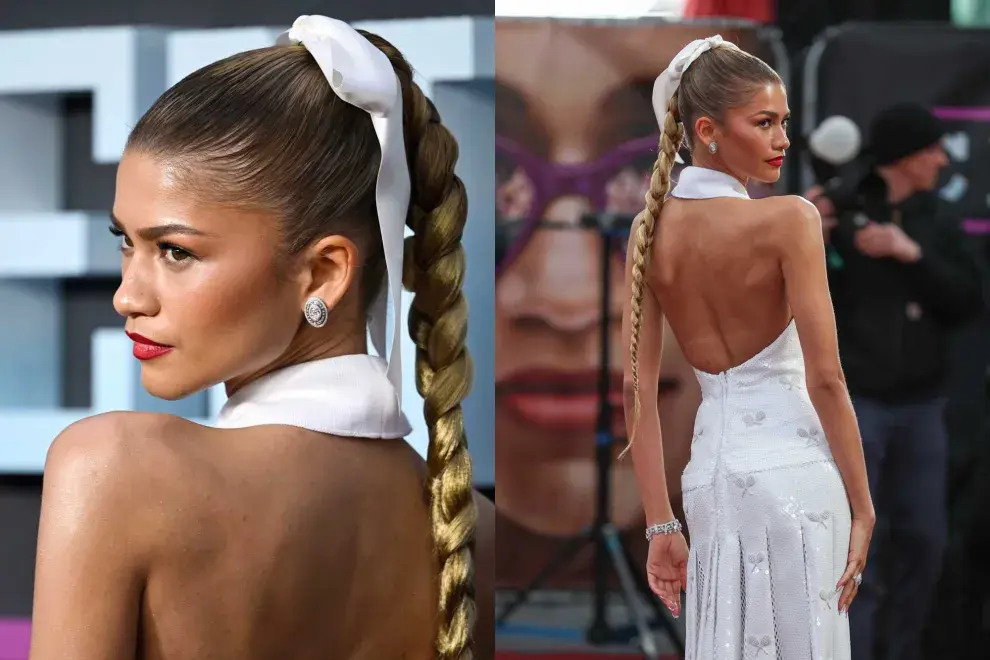 Zendaya impactó con su estilismo beauty