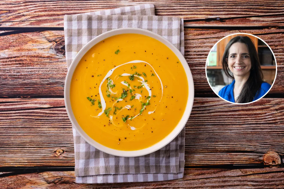 La sopa de calabaza, un clásico del otoño, en la versión de Paulina Cocina