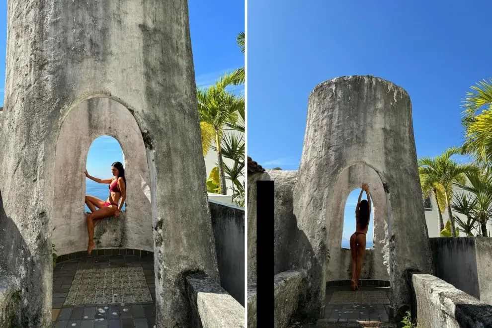 Zaira Nara está de vacaciones en Rio de Janeiro, Brasil.