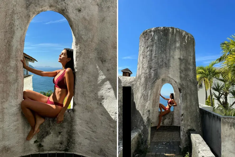 Las sensuales fotos de Zaira Nara durante su vacaciones en Brasil.