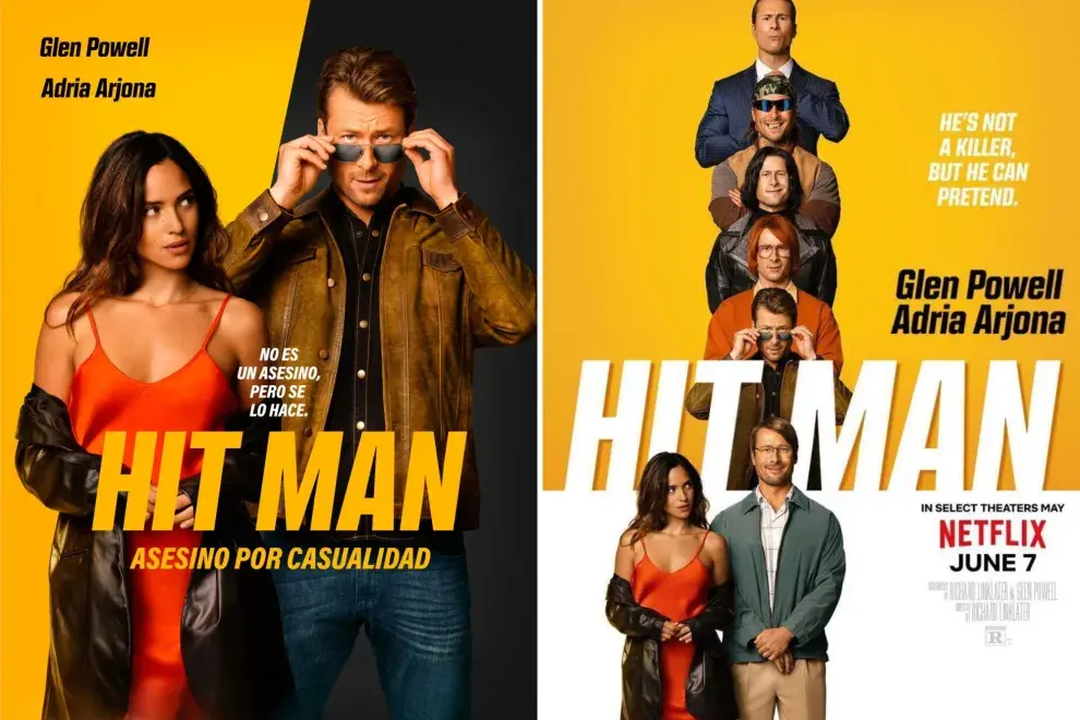 Hit Man fue escrita por Richard Linklater y Glen Powell.