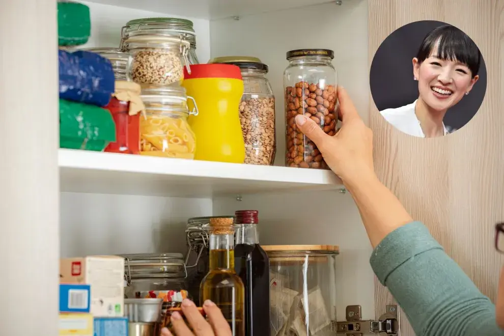 Cómo ordenar las alacenas según Marie Kondo.