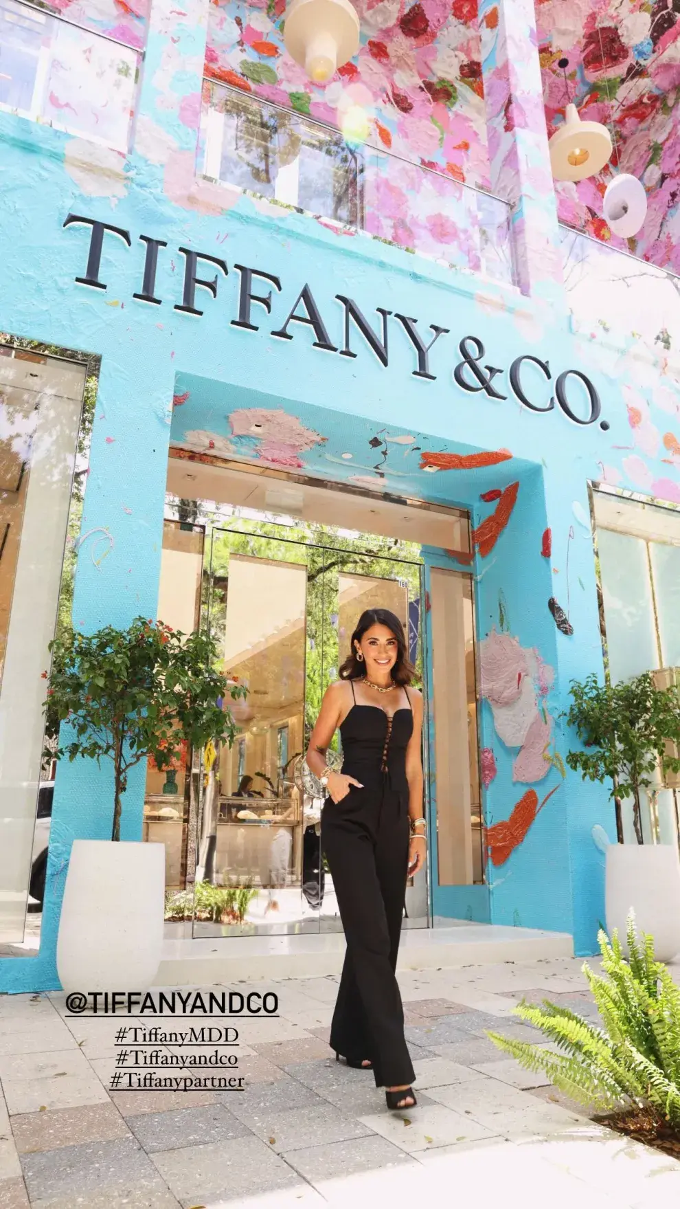 Antonela Roccuzzo en un evento de Tiffany & Co. en Miami.