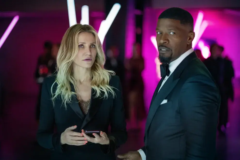 Cameron Diaz y Jamie Foxx en Back in Action, nueva película de Netflix.