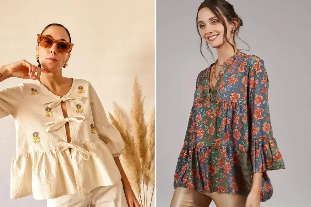 7 blusas boho románticas para sumarte a la tendencia.