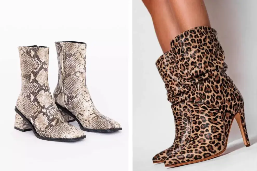 7 diseños de botas animal print para sumar a tus looks.