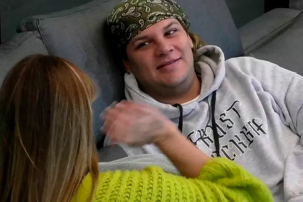 Emmanuel y su amiga Noelia en Gran Hermano.