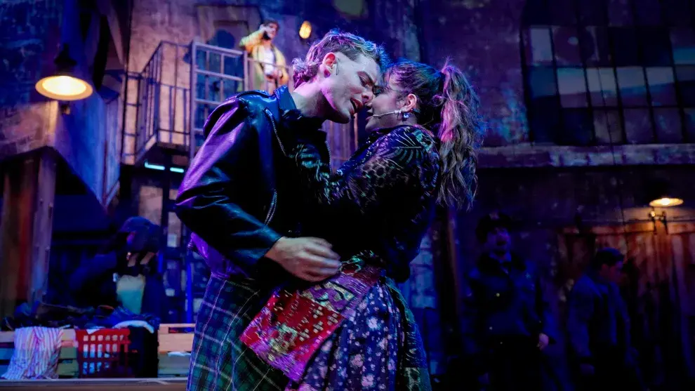 Ángela Torres y Pablo Turturiello en Rent, el musical.