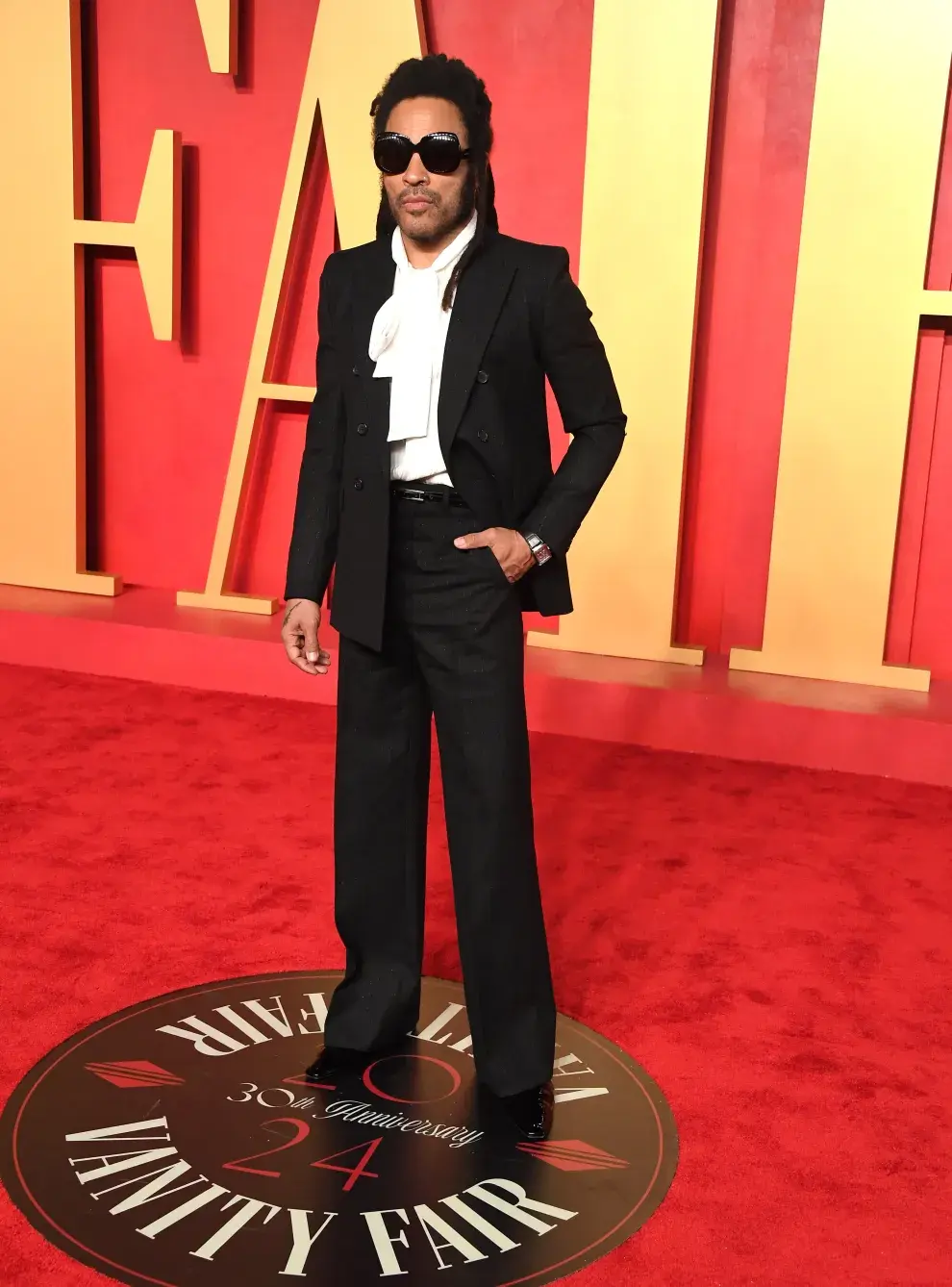 Lenny Kravitz en la fiesta de Vanity Fair por los Premios Oscar 2024.