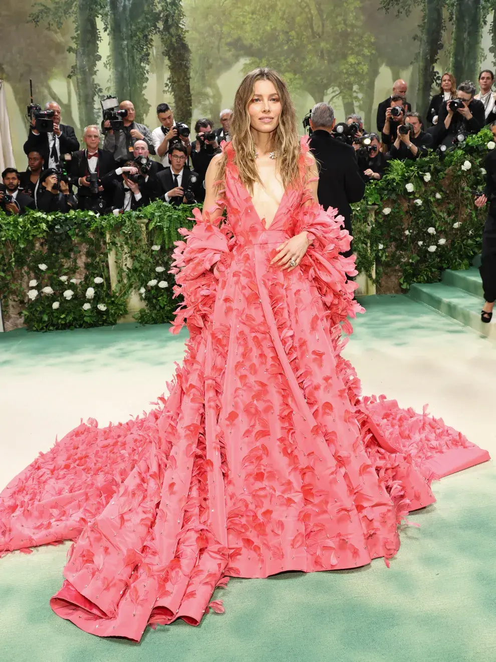 Jessica Biel en la Met Gala, el 6 de mayo de 2024.