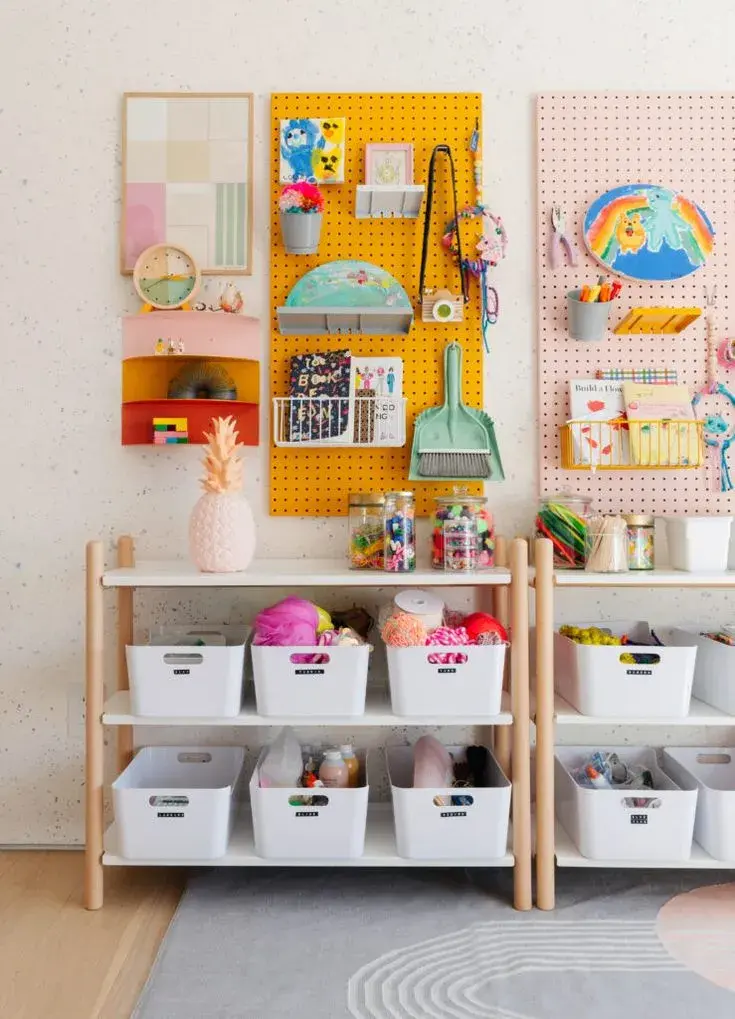 Boards y organizadores son ideales para optimizar el espacio.