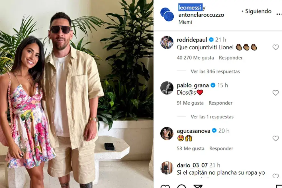 Rodrigo De Paul, el fiel compañero del 10 reparó en los lentes de Messi y dejó una insólita frase que se llevó todos los likes