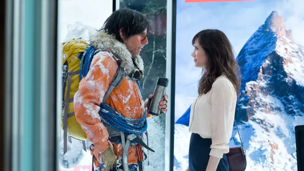 Ben Stiller y Kristen Wiig en La increíble vida de Walter Mitty.