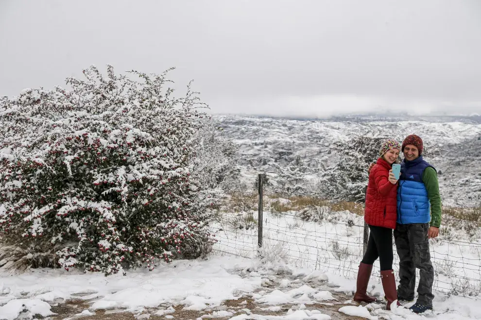 Nevada en 2021 en el Valle de Calamuchita, Villa Berna, Córdoba.