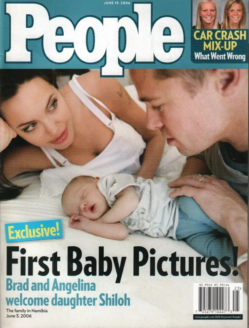 La portada de People con la presentación oficial de Shiloh Jolie-Pitt, por la que sus padres recibieron 4 millones de dólares. 