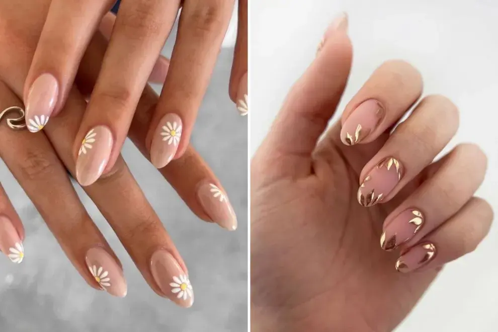 7 diseños de uñas nude que son tendencia este invierno 2024.