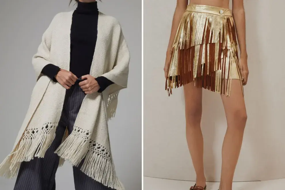 6 prendas con flecos que están súper de moda durante 2024.