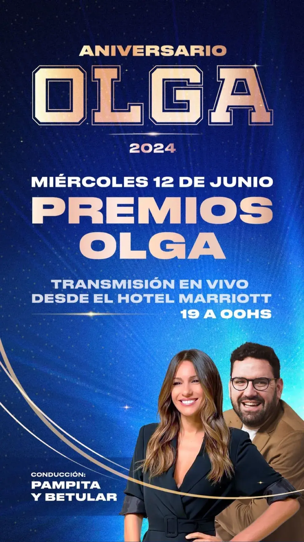 Poster de los Premios Olga.