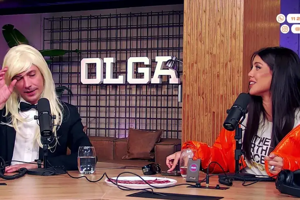 Caro Pardíaco y Wanda Nara en Olga.