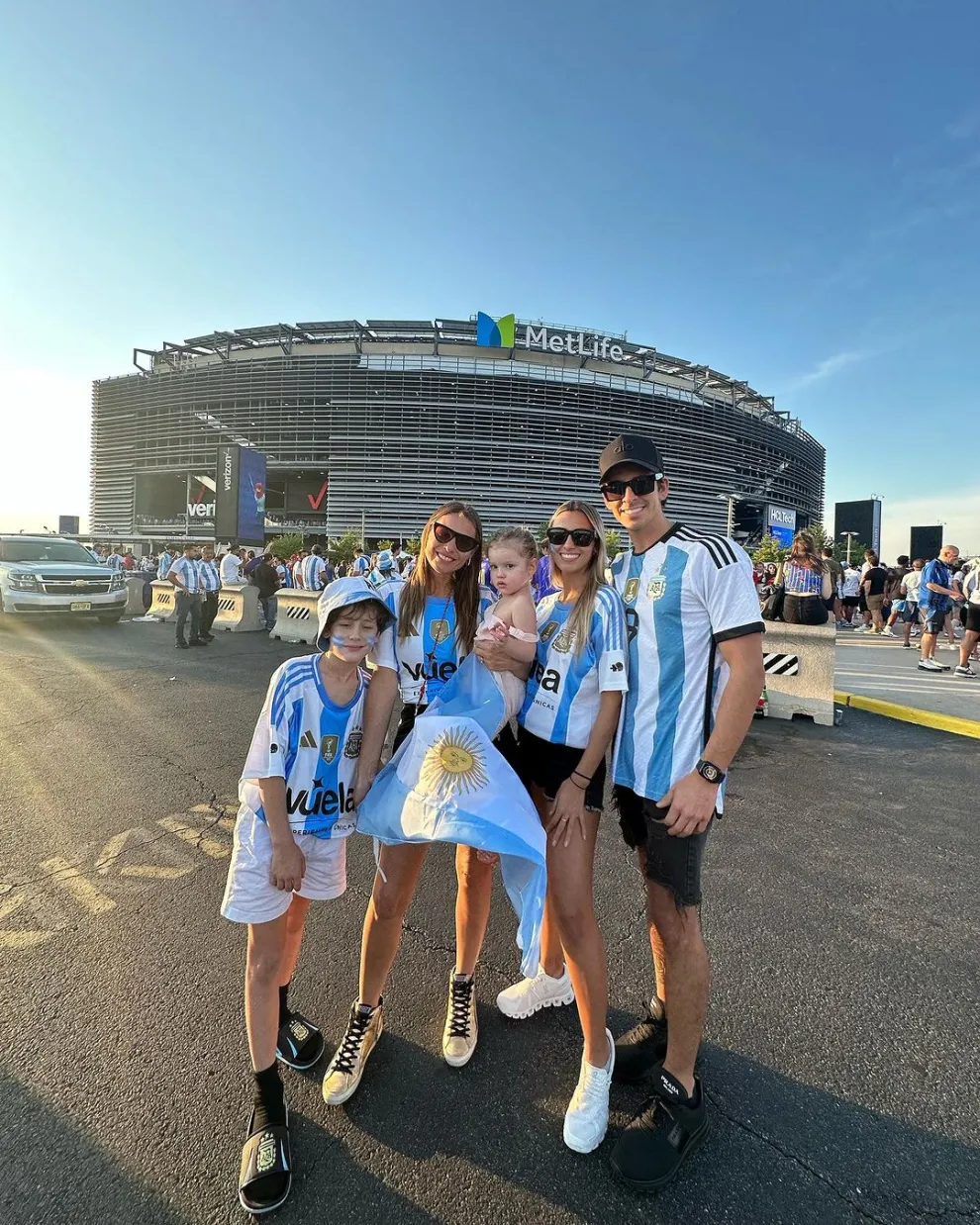 Pampita en la Copa América 2024.