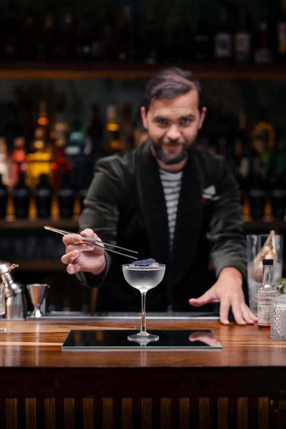 Ramiro Ferreri, Brand Ambassador de Bulldog London Dry Gin, y su receta de Retiro Martini.