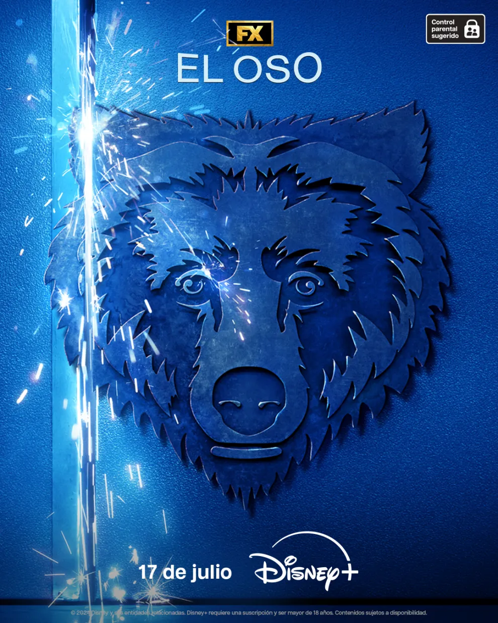 Afiche promocional de El Oso para su estreno en Argentina.