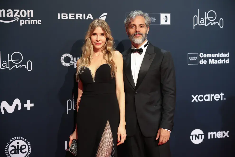 Guillermina Valdes y Joaquin Furriel en los Premios Platino 2024.