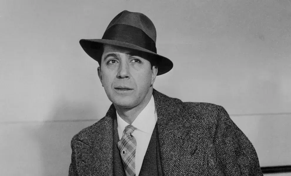 Carlos Gardel fotografiado en 1935.