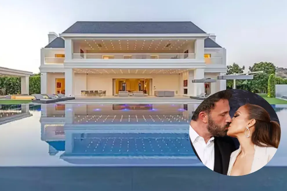 La mansión de Jennifer Lopez y Ben Affleck en Beverly Hills está a la venta.