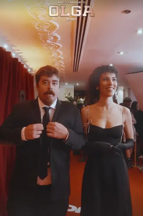 Migue Granados y Fernanda Otero en los Premios Olga.