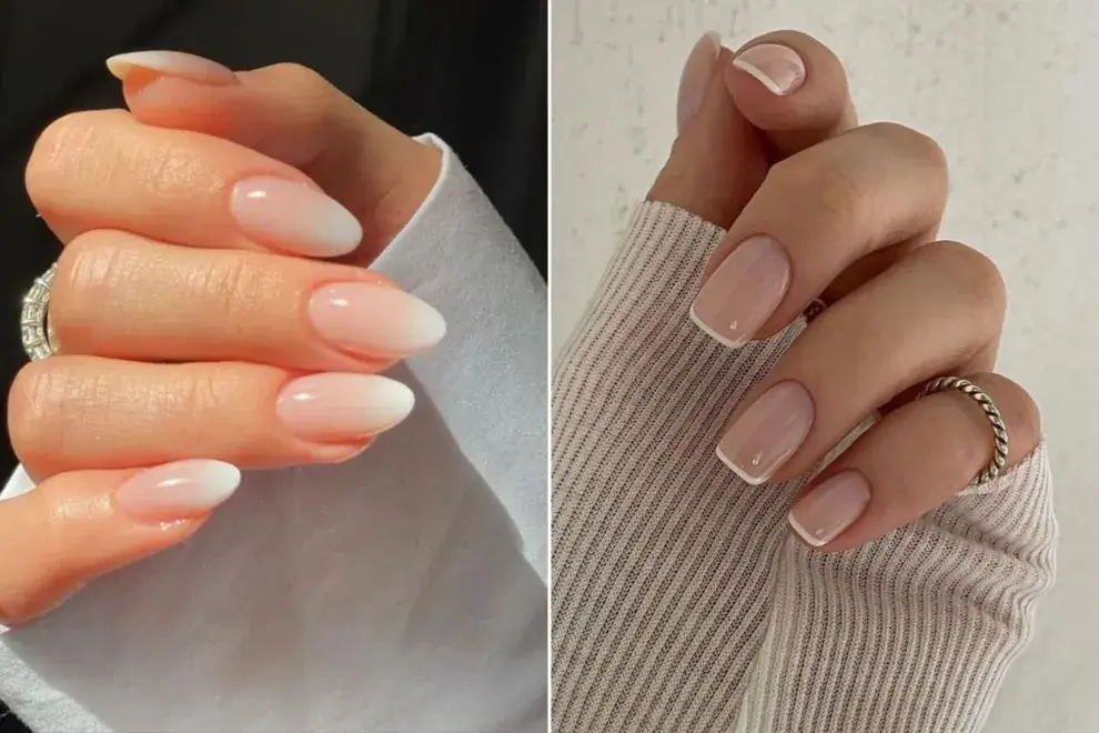 Francesitas + ombré nails = técnica fombré, lo nuevo para quienes buscan una manicura clásica y sofisticada.