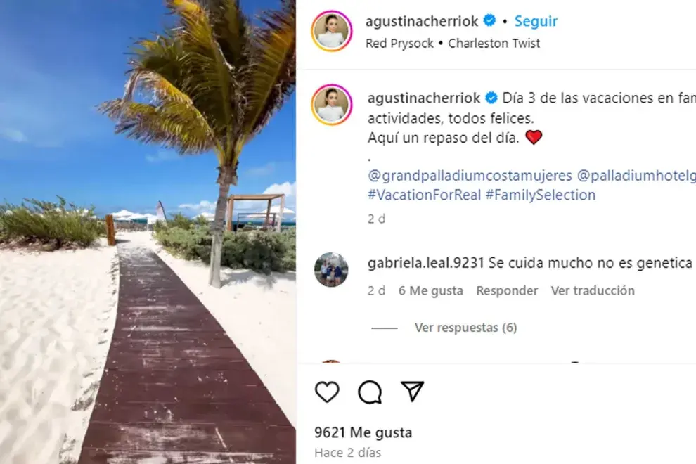 La actriz se mostró radiante, feliz y divertida disfrutando de las playas de Cancún 