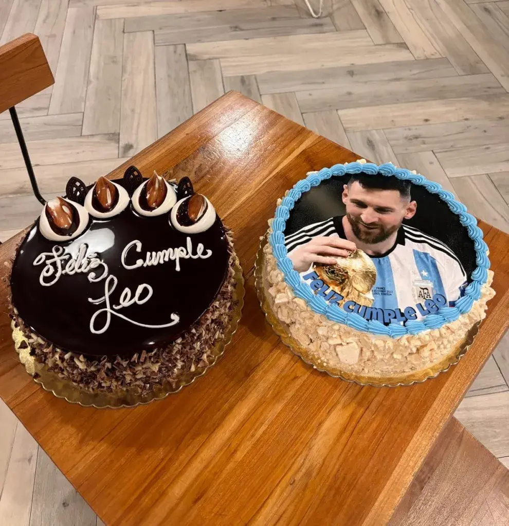 Las tortas del cumple 37 de Lio Messi.