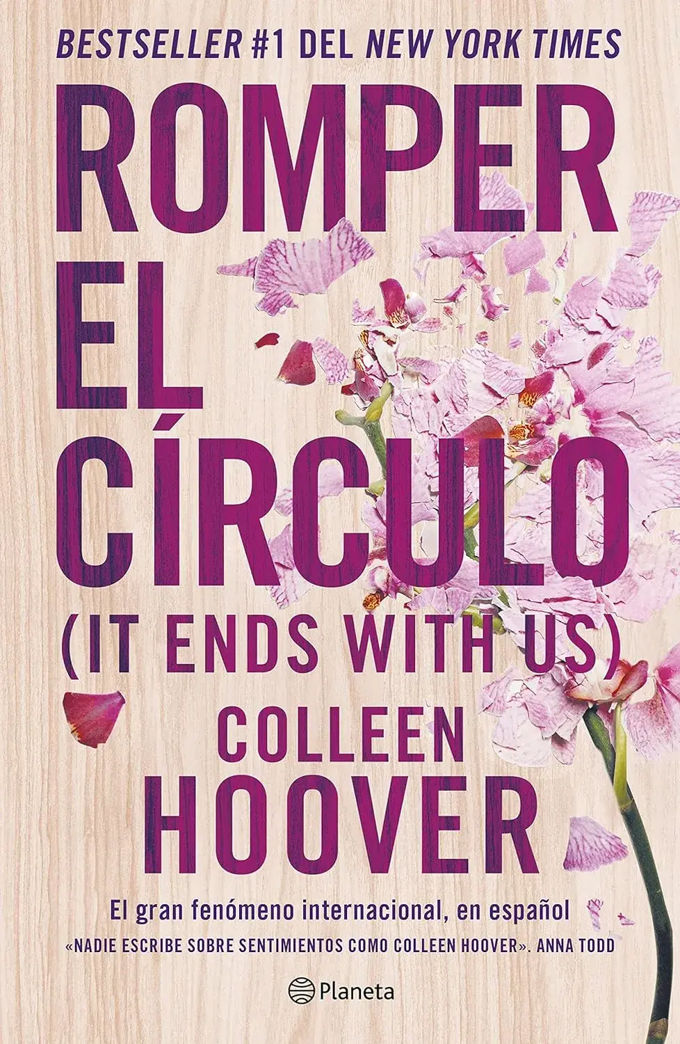 Portada del libro "Romper el círculo", de Colleen Hoover.