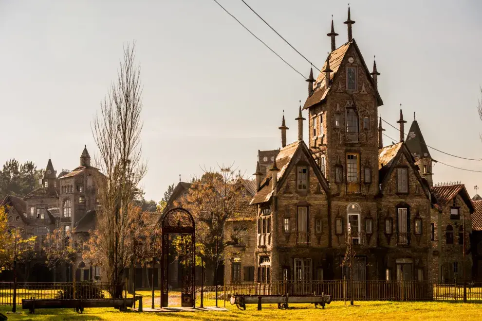 Campanópolis, una aldea medieval inspirada en el sur de Italia.