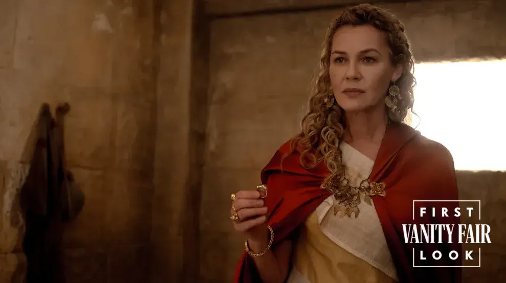 Connie Nielsen en una de las escenas de Gladiador 2.