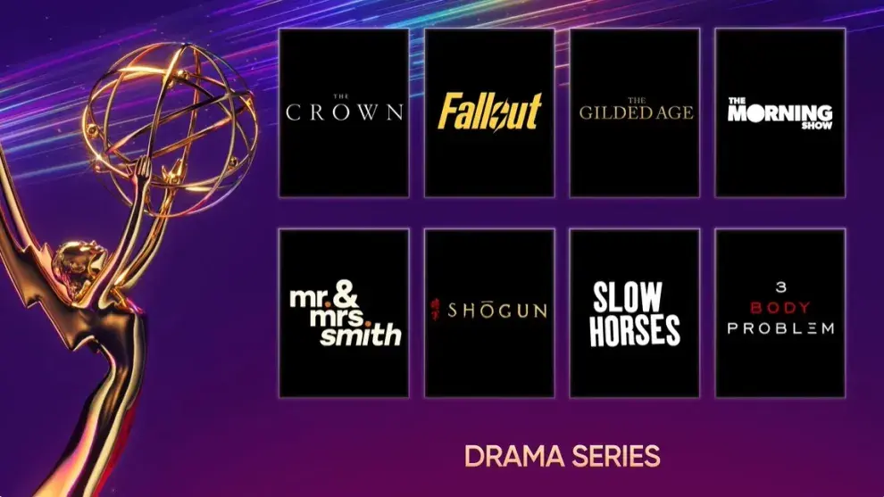 Las series dramáticas nominadas a los Emmys 2024.